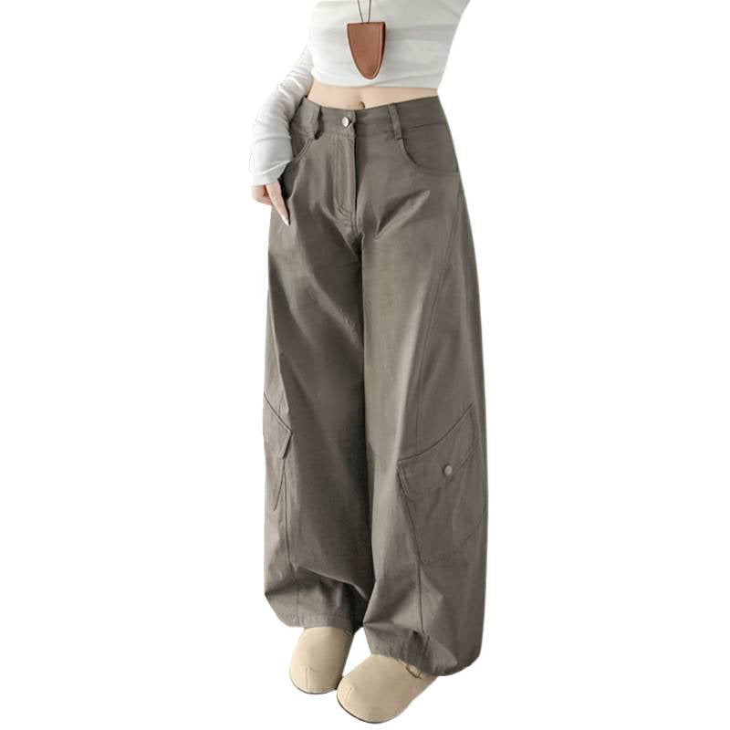 Women Cotton Workwear Casual Pants