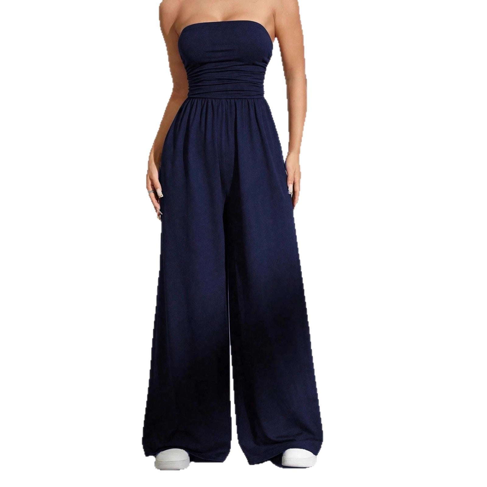Women's Off-Shoulder Wide-Leg Jumpsuit