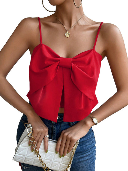 Bowknot Back Camisole Sleeveless Top
