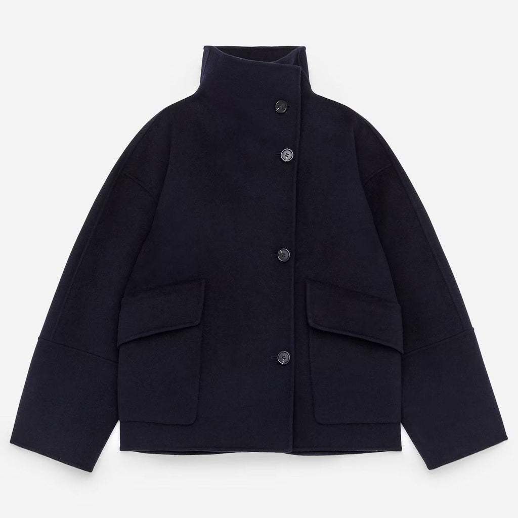 Retro Single-Breasted Long Sleeve Jacket