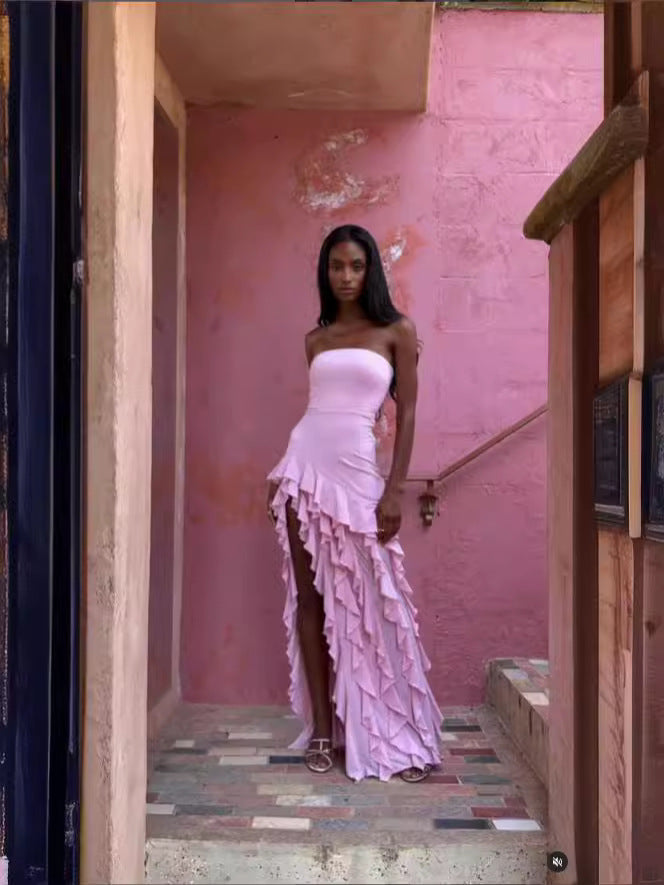 Elegant Strapless Evening Dress