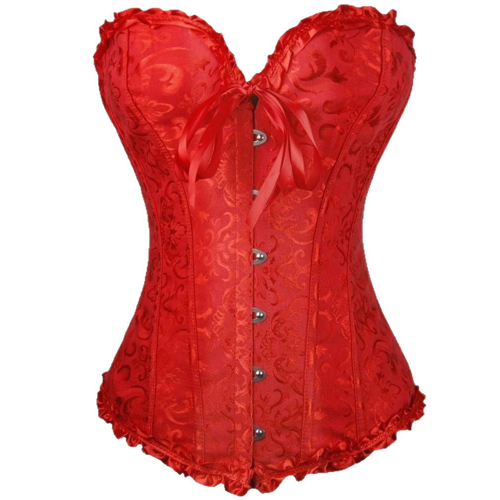 Vintage Fishbone Bust-Lifting Shapewear,