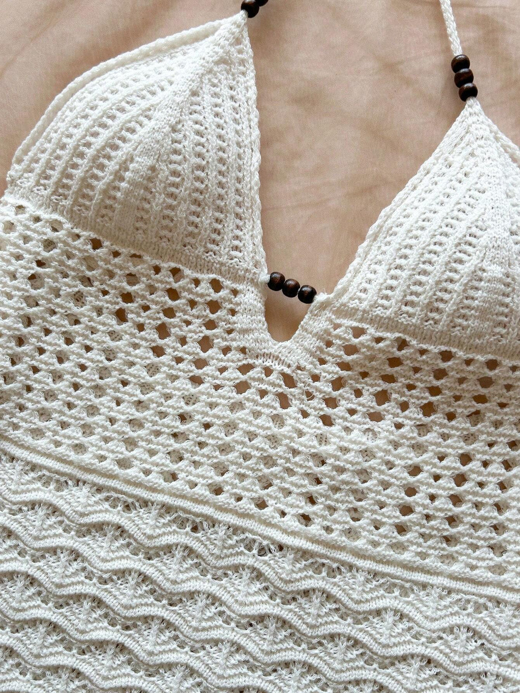 Womens Knitted Beach Cover Up Dress