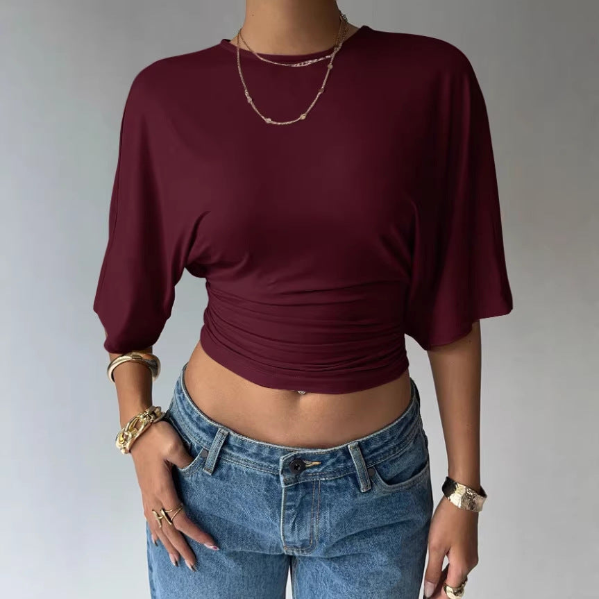 Spicy Design Shoulder-Baring Top for Women Summer