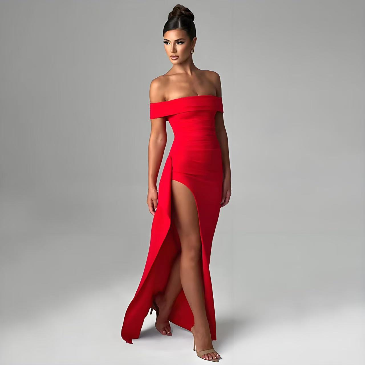 One Shoulder Party Dress