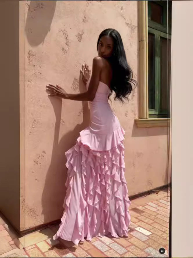 Elegant Strapless Evening Dress