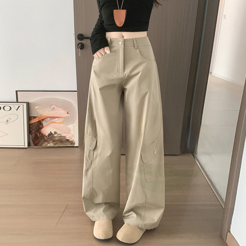 Women Cotton Workwear Casual Pants