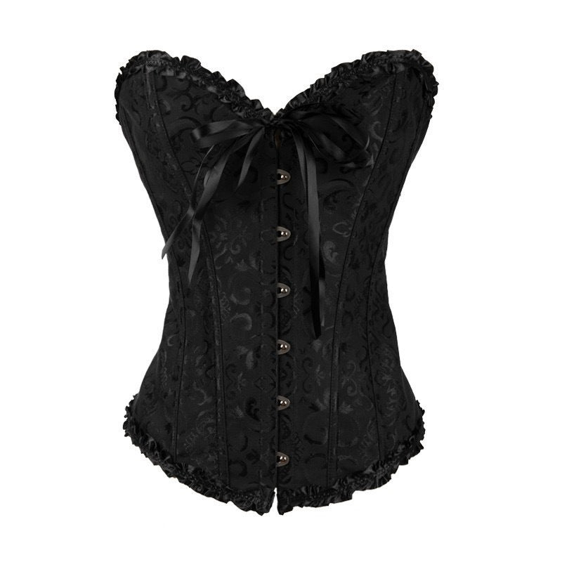 Vintage Fishbone Bust-Lifting Shapewear,