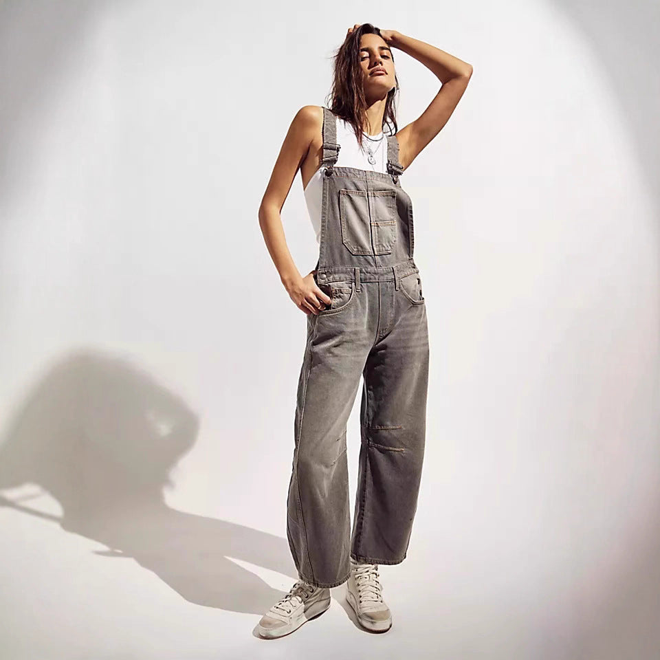 Vintage Denim Overalls