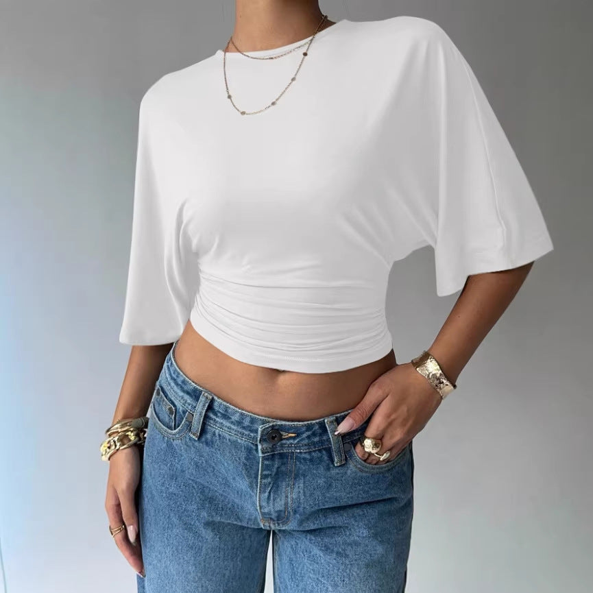 Spicy Design Shoulder-Baring Top for Women Summer