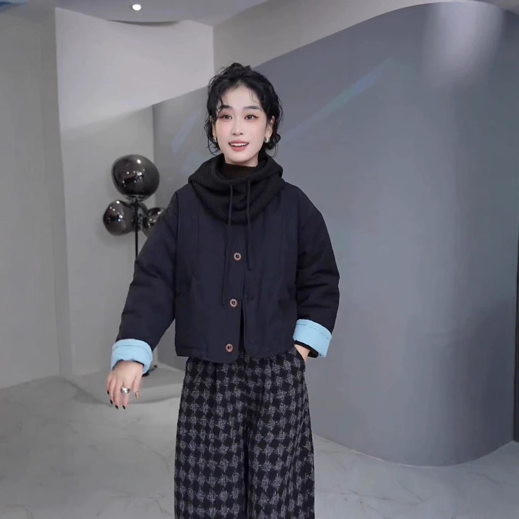 Women Short Cotton Coat