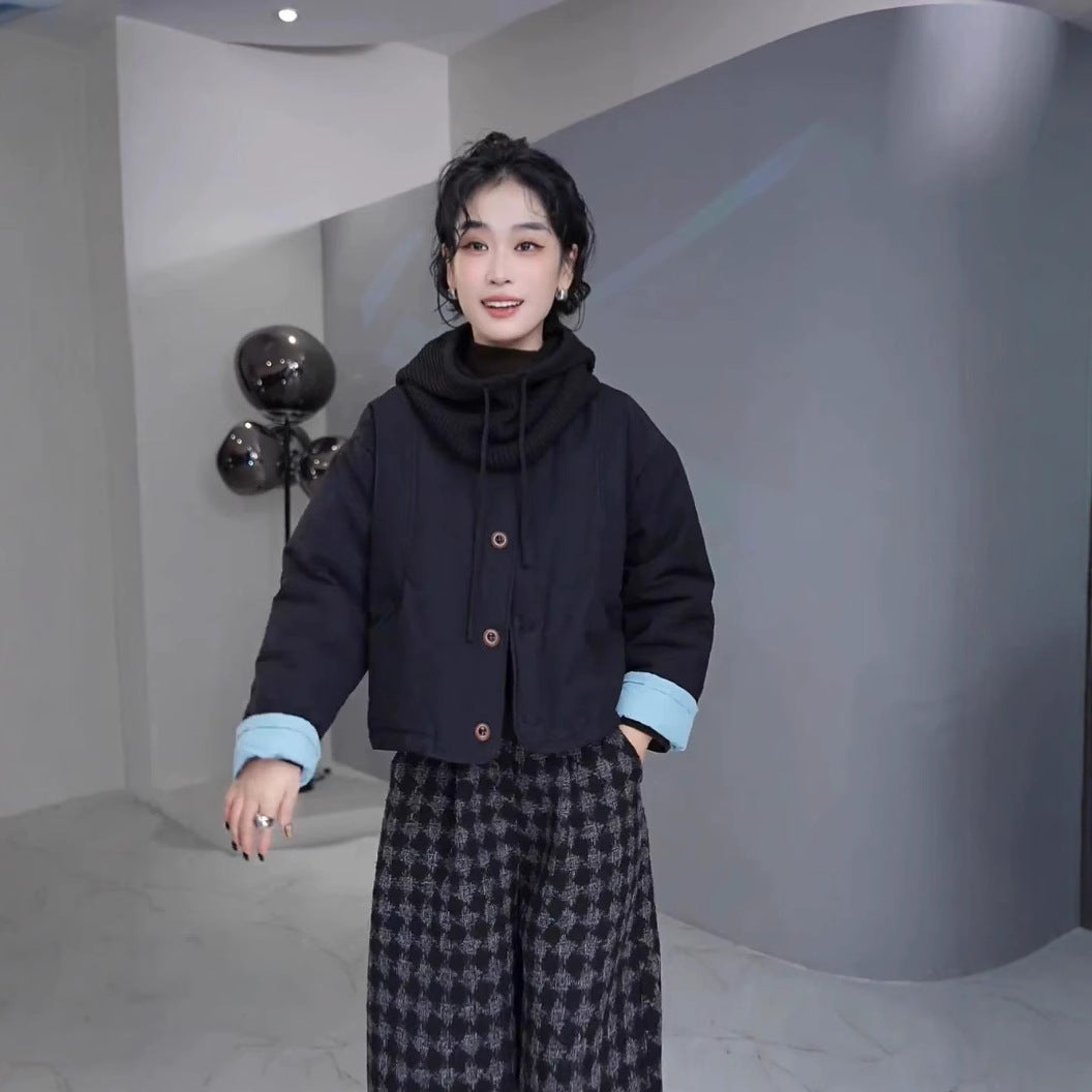 Women Short Cotton Coat