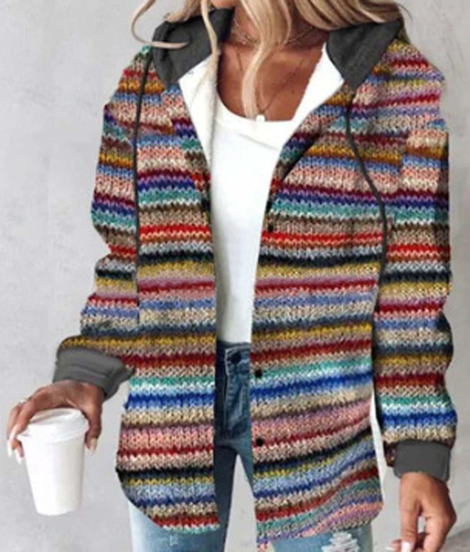 Casual Plaid Jacket for Women