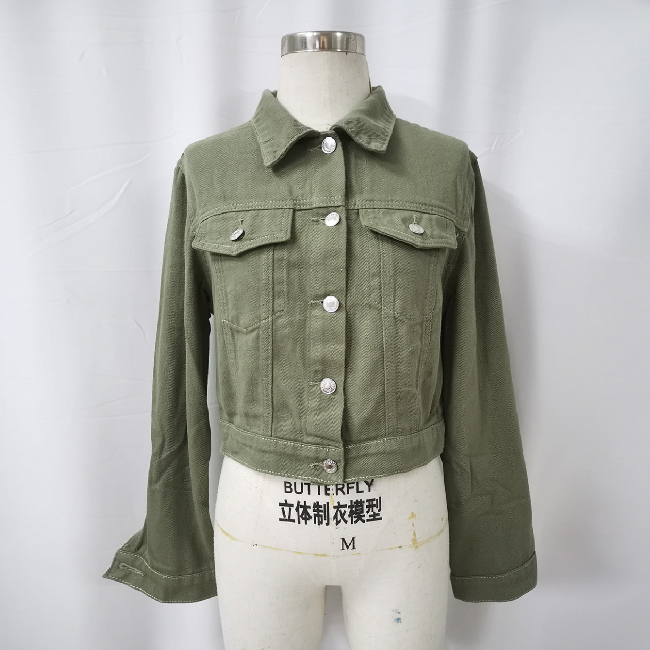 Women's Denim Jacket Casual Short