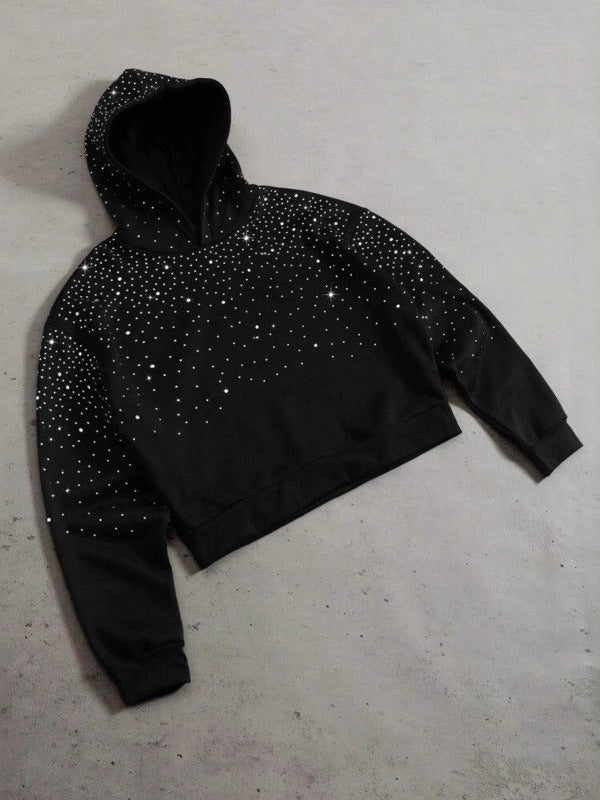 3D Print Starry Sky Hooded Sweatshirt