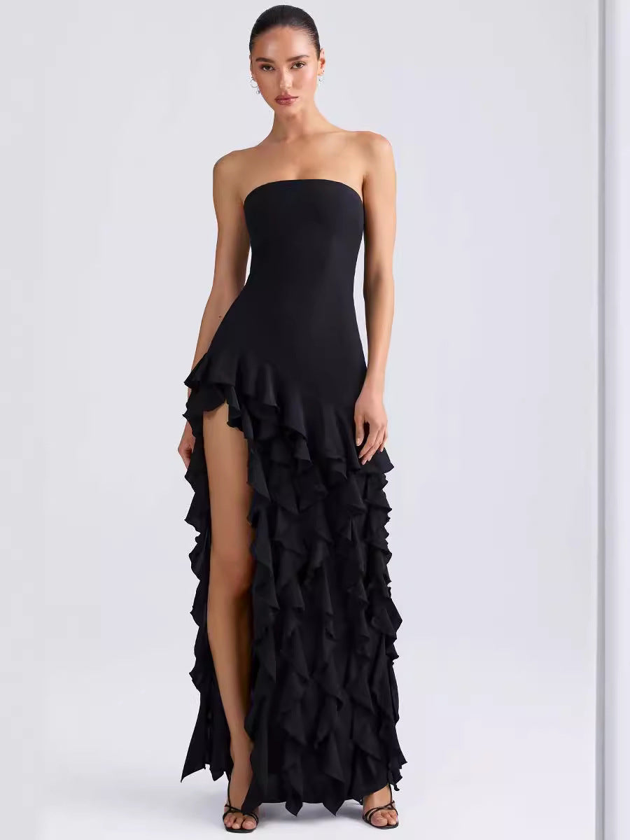 Elegant Strapless Evening Dress