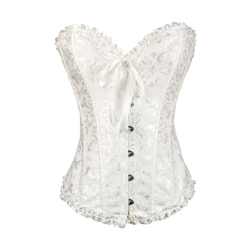Vintage Fishbone Bust-Lifting Shapewear,