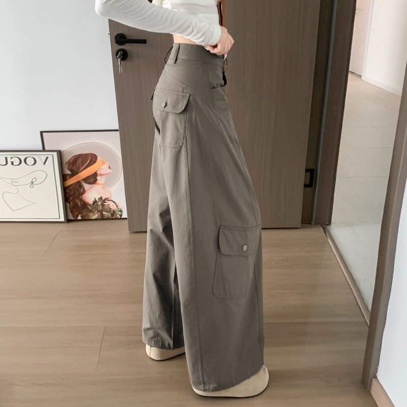 Women Cotton Workwear Casual Pants