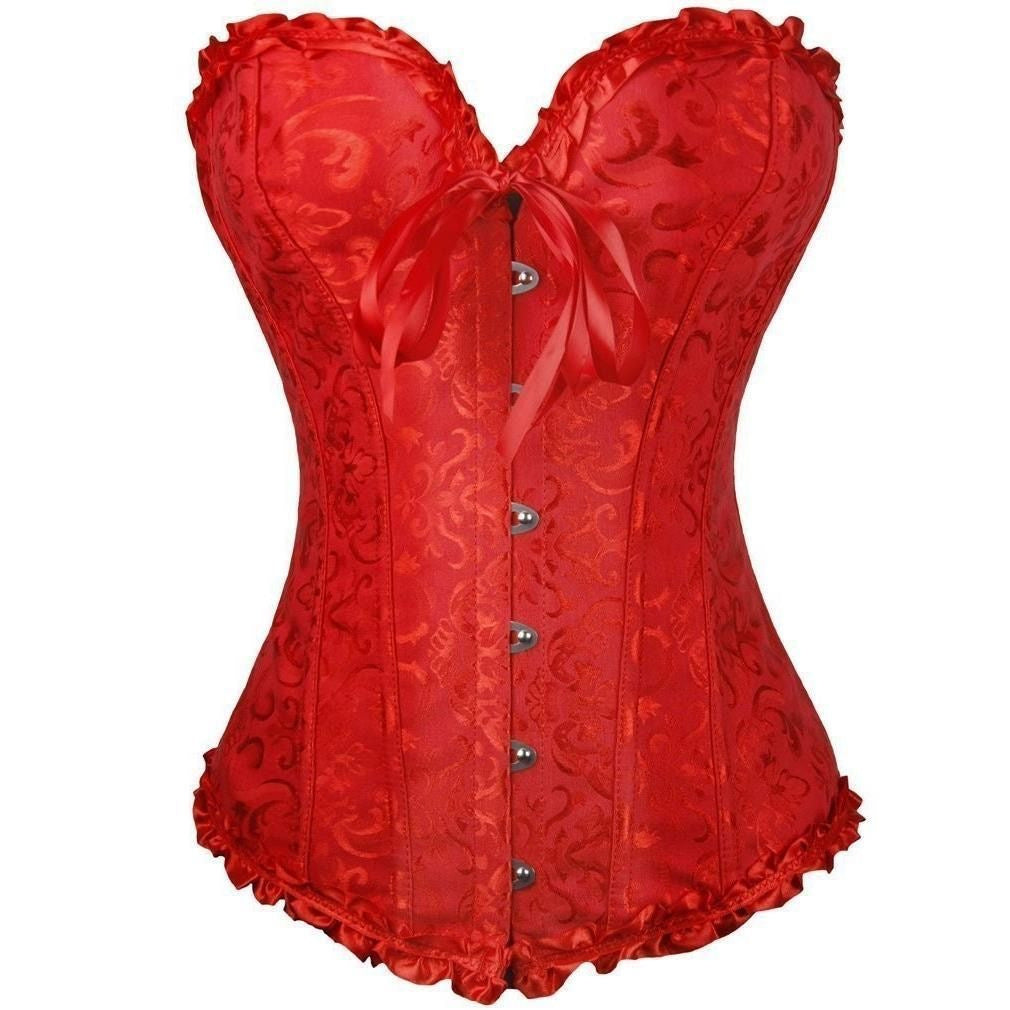 Vintage Fishbone Bust-Lifting Shapewear,