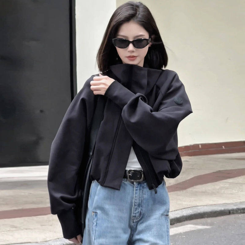 Trendy Black Cardigan Jacket for Women