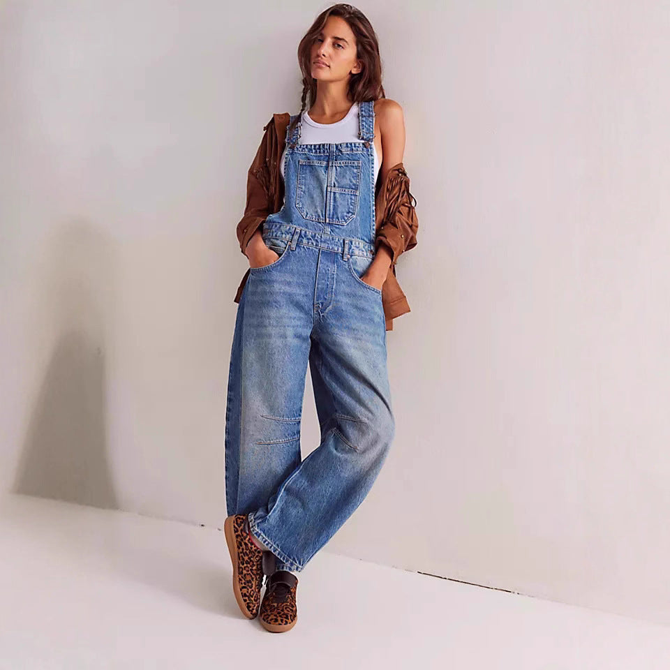 Vintage Denim Overalls