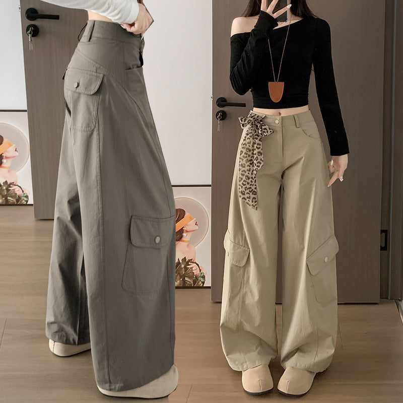 Women Cotton Workwear Casual Pants