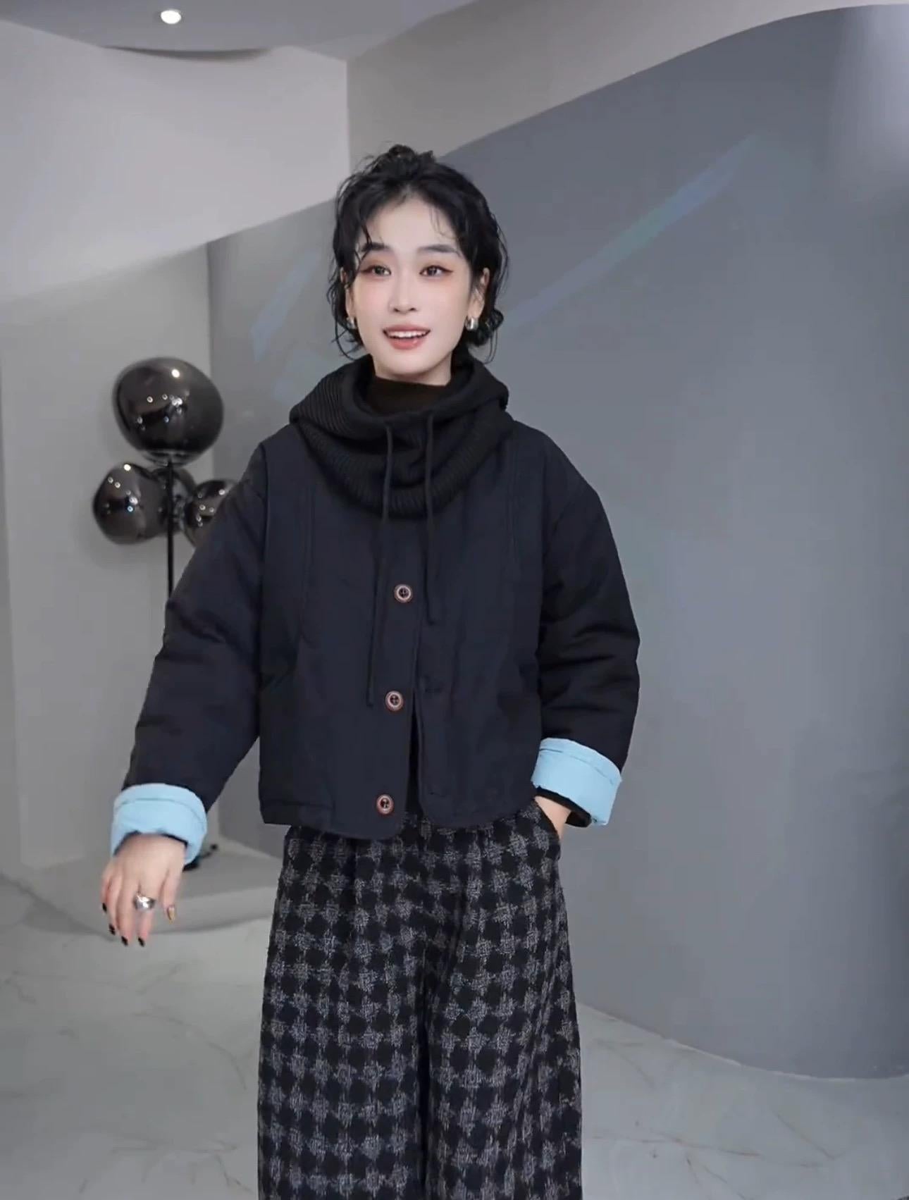 Women Short Cotton Coat