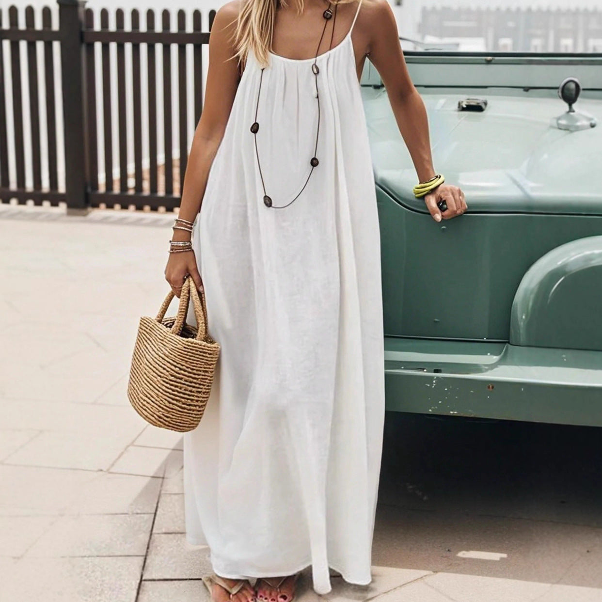 Women's Backless Loose Dress