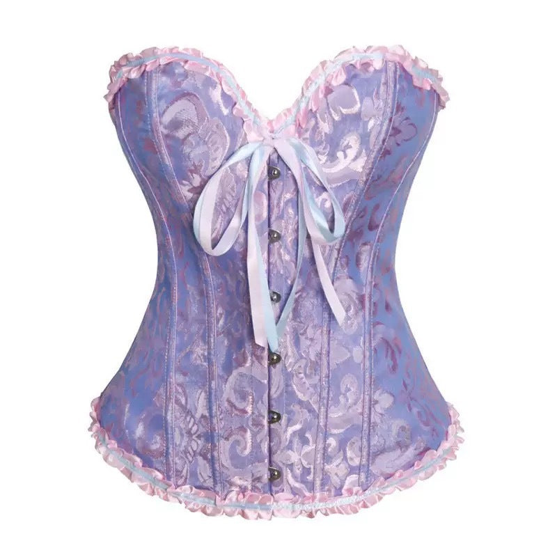 Vintage Fishbone Bust-Lifting Shapewear,