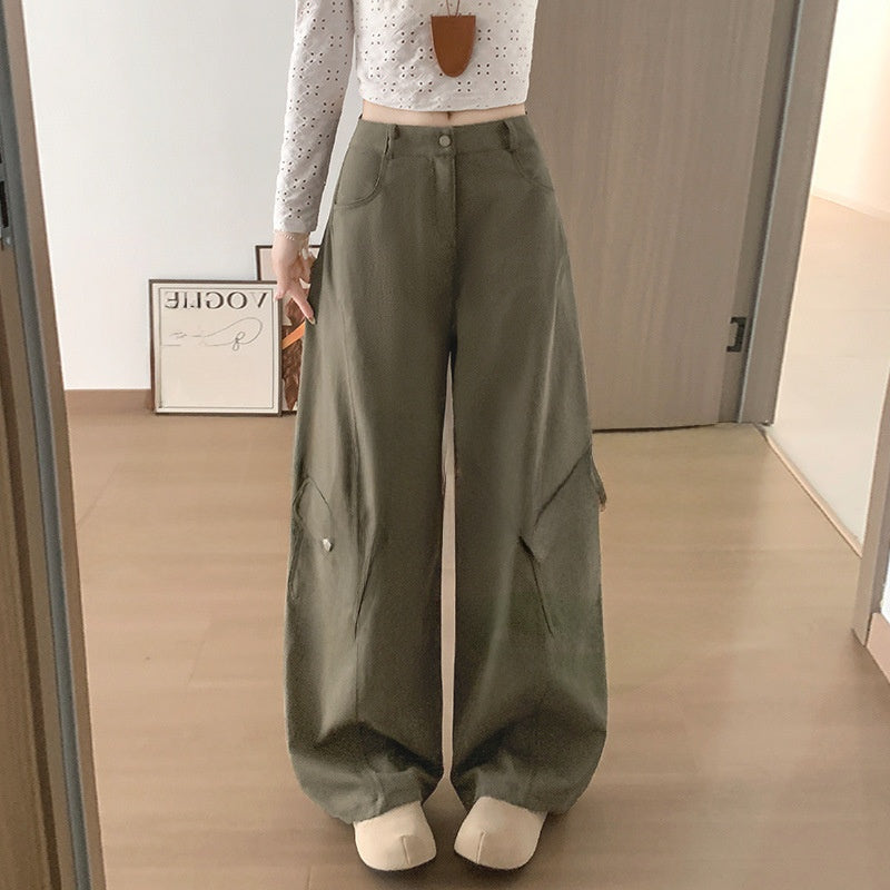Women Cotton Workwear Casual Pants