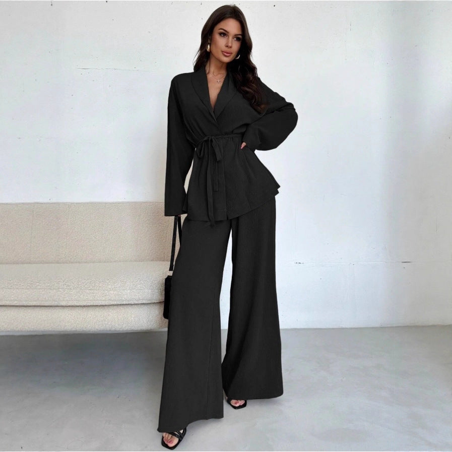 Elegant Women's Long Sleeve Dress Set