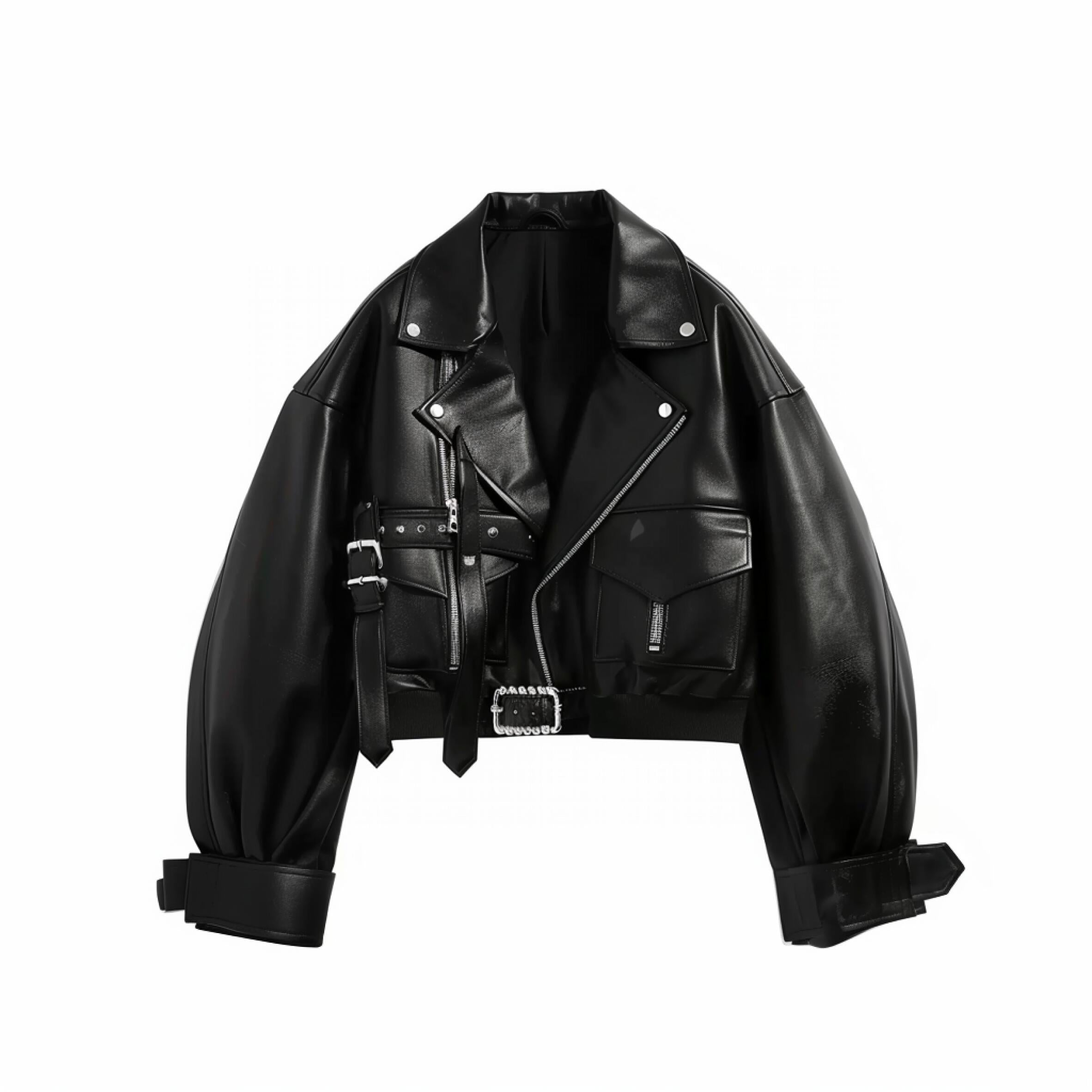 Luxe Rebel Oversized Faux leather Jacket
